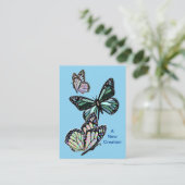 Nieuwe schepping in Christus Kaart Visitekaartje (Staand voorkant)