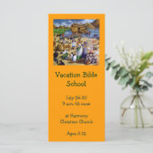 NIEUWE SCHOOLINVITATIE: VACATIEBABELE SCHOOL (Staand voorkant)