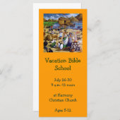 NIEUWE SCHOOLINVITATIE: VACATIEBABELE SCHOOL (Voorkant / Achterkant)