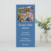 NIEUWE SCHOOLINVITATIE: VACATIEBABELE SCHOOL (Staand voorkant)