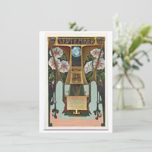 Nieuwe september 2002 Uitnodiging tot hernieuwing (Staand voorkant)