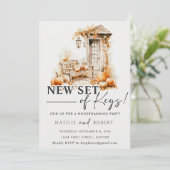 Nieuwe set van sleutels Housewarming Party Kaart (Staand voorkant)