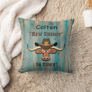 Nieuwe sheriff in de stad Longhorn, Sierkussen