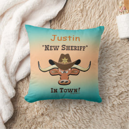 Nieuwe sheriff in de stad Longhorn, Sierkussen
