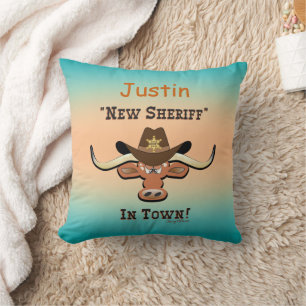Nieuwe sheriff in de stad Longhorn, Sierkussen