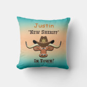 Nieuwe sheriff in de stad Longhorn, Sierkussen (Voorkant)
