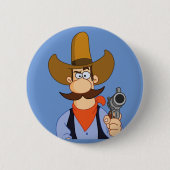 Nieuwe sheriff in Town Button (Voorkant)