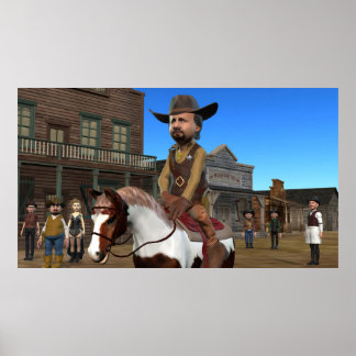 Nieuwe sheriff in Town - groot Poster