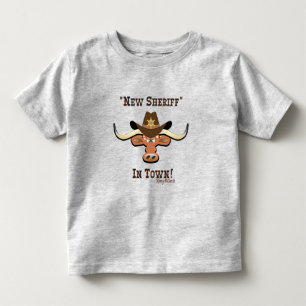 Nieuwe sheriff in Town, Longhorn Toddler T-shirt