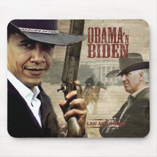 Nieuwe sheriff in Town Mousepad Muismat (Voorkant)