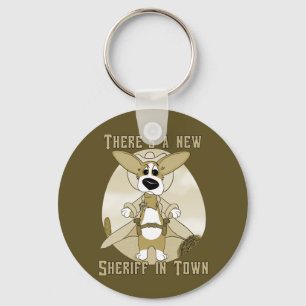 Nieuwe sheriff in Town Sleutelhanger