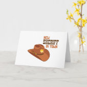 Nieuwe sheriff kaart (Gele Bloem)