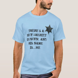 Nieuwe sheriff t-shirt