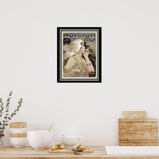 Nieuwe Sigarette Ad door Manuel Orazi 16 x 20 Poster (Keuken)