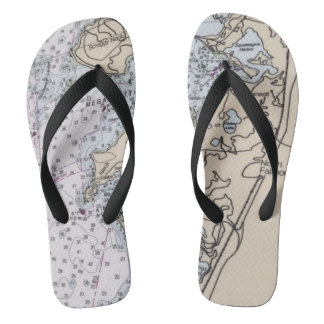Nieuwe Silver Beach-Teenslippers, brede riemen Teenslippers