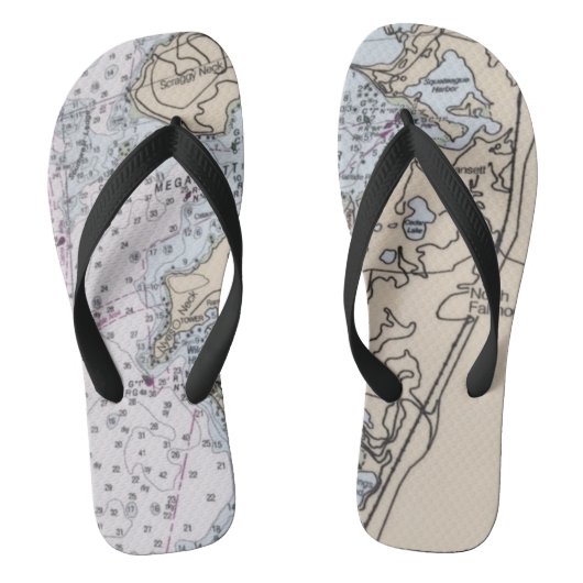 Nieuwe Silver Beach-Teenslippers, brede riemen Teenslippers (Voetbed)