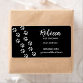 Nieuwe Silver Dog Pet Grooming Service Pattern Pet Etiket (Insitu)