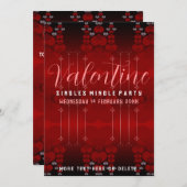Nieuwe Single Mingle Valentijn Party uitnodigingen (Voorkant / Achterkant)