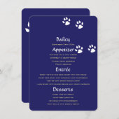 Nieuwe Sjabloon Pet Menu (Voorkant / Achterkant)