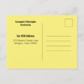 Nieuwe  Sjabloon Wielbarrow van de Bloemen van het Briefkaart (Achterkant)