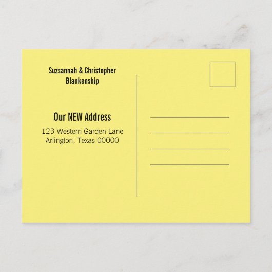 Nieuwe  Sjabloon Wielbarrow van de Bloemen van het Briefkaart (Achterkant)