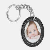 Nieuwe Sleutelhanger van de Foto van de Baby van p (Voorkant Links)