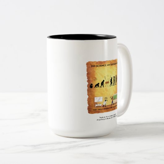 Nieuwe Smart Gear Caveman doet Mok van wetenschap (Voorkant rechts)