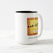 Nieuwe Smart Gear Caveman doet Wiskunde Mok (Voorkant rechts)