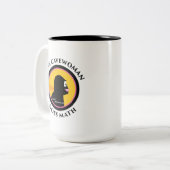 Nieuwe Smart Gear Caveoman doet Wiskunde Mok (Voorkant links)