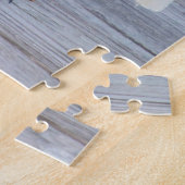 Nieuwe Smyrna Beach, Snowy Egret op dock Legpuzzel (Zijkant)