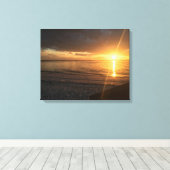 Nieuwe Smyrna Sun Rise Canvas Afdruk (Insitu (Houten vloer))