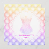 NIEUWE SPARKLE PINK CORSET DIAMONLACE KAART (Voorkant / Achterkant)