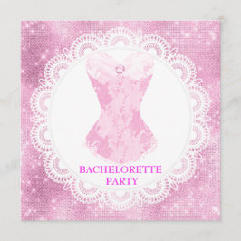 NIEUWE SPARKLE ROZE CORSET MOOI ELEGANT KANT KAART