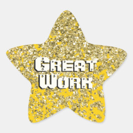Nieuwe Sparkly Aanmoediging Achievement Star Stick Ster Sticker