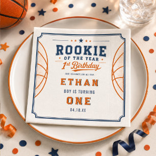 Nieuwe Speler van het Jaar Basketbal Ticket 1e Ver Servet