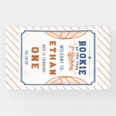 Nieuwe Speler van het Jaar Basketbal Ticket 1e Ver Spandoek (Horizontaal)