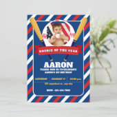 Nieuwe Speler van het Jaar Foto Kids Feestje Kaart (Staand voorkant)