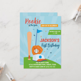 Nieuwe Speler van het Jaar Honkbal 1e Verjaardagsf