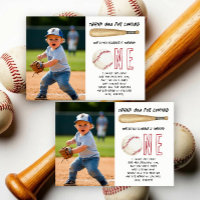 Nieuwe speler van het jaar honkbal 1e verjaardagsf