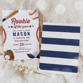 Nieuwe Speler Van Het Jaar Honkbal 1e Verjaardagsf Kaart