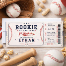 Nieuwe Speler van het Jaar Honkbal Ticket 1e Verj