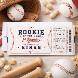 Nieuwe Speler van het Jaar Honkbal Ticket  1e Verj Kaart