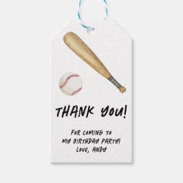 Nieuwe speler van het jaar honkbal verjaardagsfees cadeaulabel