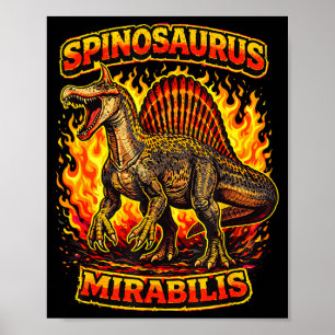 Nieuwe spinosaurus mirabilis 2026 ontdekking hel poster