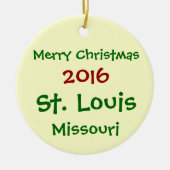 NIEUWE ST 2016. LOUIS CHRISTMAS ORNAMENT (Voorkant)
