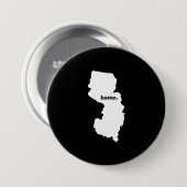 NIEUWE STAAT IN JERSEY -.png Ronde Button 7,6 Cm (Voorkant /achterkant)