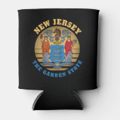 NIEUWE STAATSVLAG VAN JERSEY GARDEN BLIKJESKOELER (Voorkant)