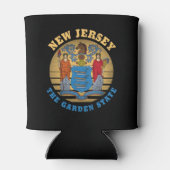 NIEUWE STAATSVLAG VAN JERSEY GARDEN BLIKJESKOELER (Achterkant)