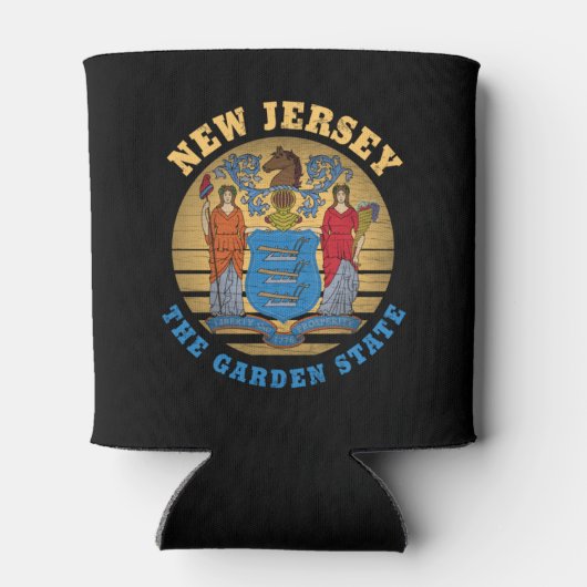 NIEUWE STAATSVLAG VAN JERSEY GARDEN BLIKJESKOELER (Achterkant)