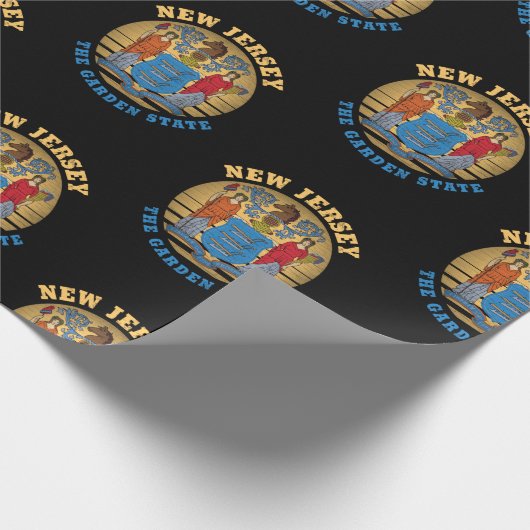 NIEUWE STAATSVLAG VAN JERSEY GARDEN CADEAUPAPIER (Hoek)